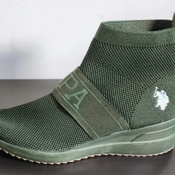 Polo by Ralph Lauren Green Ankle Boots - Picture 11 of 13